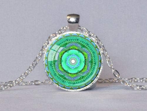 SRi Yantra Shri Chakra Meditation Necklace Key Pendant