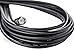 ViewTV Coaxial Cable RG59 Coax Cable with Coax Coupler Female Type Connectors for TV Antenna Audio Modem Satellite Receiver Black Coax Cable 25 Feet