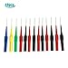 Adduswin 13pcs Insulation Piercing Needle Non-Destructive Pin Test Probes,4mm Banana Socket for Car Tester Red/Black/Blue/Green/Yellow