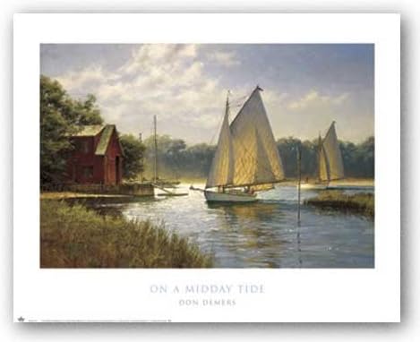 On a Midday Tide by Don Demers 17.5"x26" Art Print Poster
