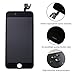 LCD Touch Screen Display Digitizer Replacement Assembly Full Set Compatible For iPhone 6 4.7 Inch Repair Tool Kit (Black)