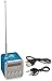 Mini Digital Portable Music MP3 Player Micro SD/TF USB Disk Speaker FM Radio TD-V26 - Blue