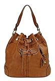 Scarleton Large Drawstring Handbag H107825 - Camel