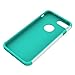 IPHONE 7 PLUS Case, LUXCA Robust Defender [Image Designed] [Shock Proof] Hybrid Dual Layer Ultimate Protective Back Cover for IPHONE 7 PLUS (Rainbow Teal Rose)