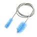 uxcell Flexible Double Ended Tube Aquarium Filter Pump Hose Brush, 155cm
