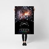 Carbon and V838 Monocerotis//Elementum Astronomicon: Infographic Print Periodic Table of Element Design and Astronomic Phenomena