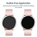 SPGuard Compatible with Samsung Galaxy Watch Active (40mm) LiQuidSkin Screen Protector [6 Pack], HD Anti-Bubble Screen Films for Galaxy Watch Active Smartwatch[Active Protection]