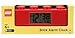 LEGO 9002168 Red Brick Kids Light Up Alarm Clock | red | plastic | 9.5 inches tall | LCD display | boy girl | official