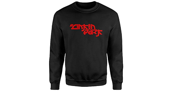 TINCURI Sudadera Negra Linkin Park Letras Rojas JAPONESAS (XS-XXL) :  Amazon.es: Ropa