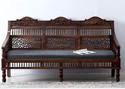 Shilpi Handmade Motif Attractive Look Design Decor 3 Seater Sofa