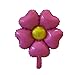AnnoDeel 8 Pcs Beautiful Floral foil Balloons, 18inch Flower Balloons for Wedding Birthday Party Colorful Decorations, Random Color