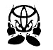 Toyota Character Decal Vinyl Sticker|Cars Trucks Vans Walls Laptop|BLACK |5.5 in|CCI410