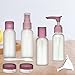 JPNK Plastic Portable Travel Size Empty Bottles for Makeup Cosmetic Toiletries Liquid Containers