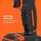 BLACK+DECKER 18V Hammer Drill 1400RPM 2 Speed Cordless Battery Charger Kitbox view 10