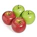 12pcs Decorative Large Artificial Green Apple Plastic Fruits Home Party Decor