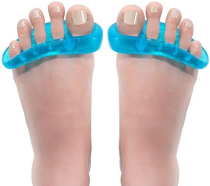 Toe Spreader &amp; Gel Toe Separator Big Toe Straightener for Bunion, Hallux Valgus &amp; Hammer Toes