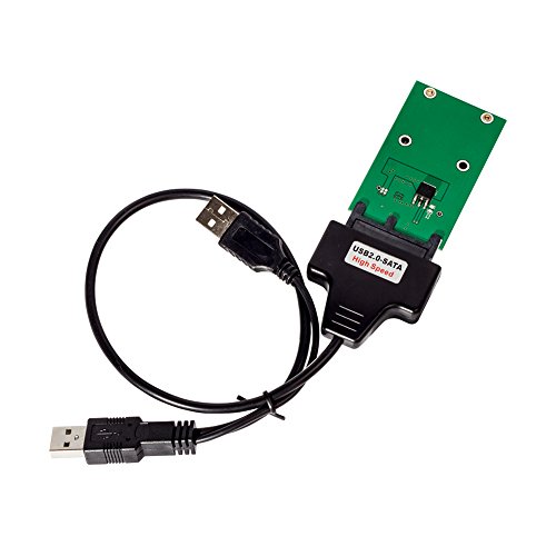 Qnine msata ssd to 1.8" inch micro sata or usb ada…