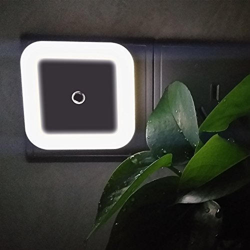 Minerva 0.5W Plug - in LED Night Light Lamp with Smart Sensor, Dusk to Dawn Light White Soft Brightness for Bedroom, Bathroom, Hallway and Baby's Room, FCC Approved, 4 - pack - Thumbnail 7