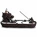 AurAmbiance Dragon Statue Backflow Incense Burner Holder with 30 Incense Cones & Bonus Healing Crystal + Upscale Gift Box