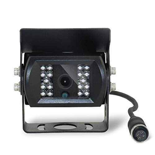 Backup Camera with 4-Pin Connector Adapter for Rear View Camera Kit 701MS 701MST and Other Vehicle Rear View System, Universal Connector, High Level Waterproof and Great Night Vision