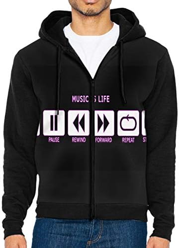 Men Hoodie Fun and Interesting Periodic Hot Full Zip with Pocket Sweatshirt Lightweight for Christmas