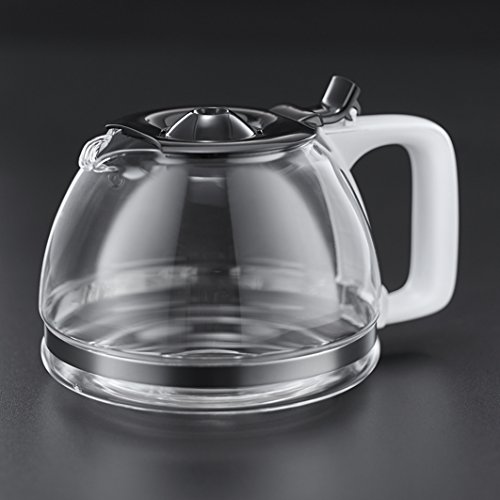 Russell Hobbs Kaffeemaschine Textures weiss, bis 10 Tassen, 1,25l Glaskanne, Abschaltautomatik, Wasserstandsanzeige… – Bild 8