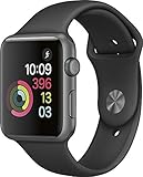 Apple Watch Series 1 38mm Smartwatch (Space Gray Aluminum Case, Black Sport Band)