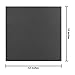 4 Pack Black ABS Plastic Sheets 1/16 Inch Thick, 12” x 12” x 0.06” Textured Hard Plastic Sheeting Heat Moldable Thermoplastic Sheet for DIY Handcrafts