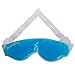 HealthAndYoga™ Relaxing Gel Eye Mask (Pack of 1) - Cools Eyes, Helps to Sleep, Manages Puffiness, Under Eye Bags, Strain & Tiredness - Hot & Cold Compress - Comfortable Strap-Travel/Office/Home