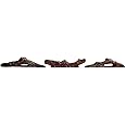 R.W.FLAME 3 Pieces Log for 36 inch Recessed and Wall Mounted Electric Fireplace, Synthetic Resin Log Decoration for Indoor Electric Fireplaces
