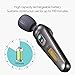 Naipo Back Massager Handheld Percussion Massager Electric Cordless Smart Wand Massager Rechargeable Deep Tissue Massage for Neck, Shoulder, Back,Leg Muscles Pain Relief and Sports Recovery