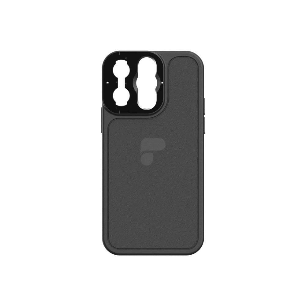 PolarPro - LiteChaser - iPhone 13 - PRO Case - Black - MagSafe compatibility - aluminum filter/lens mount - protected and stays true to its form - Streamlined