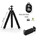 iPhone Tripod,YoYo Stand Holder,Octopus Style Portable and Adjustable with Bluetooth Remote and Universal Clip,Tripod for Android & iOS Phone,Camera (Black)