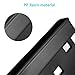 RIOROO 2PC Console Side Pocket,Car Seat Caddy Catcher Gap Filler and Organizer -Fills the Gap between the Seat in the Car(Black)