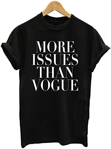 Topekada More Issues than Vogue's Women Short Sleeve T-shirt BKS