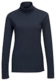 Tri-Mountain Women's Self Fabric Collar Long Sleeve Charisma Turtleneck Jersey