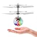 PTHTECHUS RC Flying Ball Kids Toys - Mini Infrared Induction Flying Helicopter Drone with Flashing LED Lights Rechargeable Games Toys Balls for Indoor/Outdoor Birthday Favor Boys Girls Adults