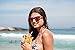Woodies Zebra Wood Sunglasses with Red Mirrored Polarized Lens and Real Wooden Frame for Men and Women | 100% UVA/UVB Protection