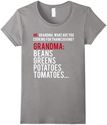 Women's Beans Greens Potatoes Tomatoes Funny Viral Rap Song T Shirt Large Slate