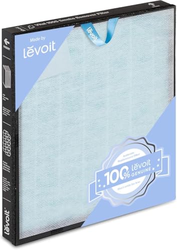 LEVOIT Vital 100S-P Air Purifier Smoke Remover Replacement Filter, Genuine 4-in-1 Air Filters, Supports HEPA Sleep Mode, High-Efficiency Activated Carbon, Vital 100S-RF-SR, Blue, 1 Pack