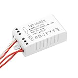 Rayhoo Indoor Lighting Low Voltage Transformers LED Driver Adapter LED Light Bulb Transformer DC 12V Regulated Power Supply AC 110-240V for LED Light Bulbs (1A 12W)