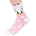 Kikiya Socks Disney Pixar Character Series Women's Original Crew Socks (Mickey Friends_4pairs)