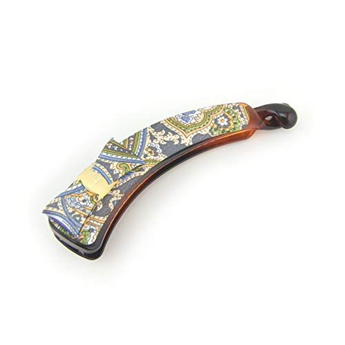 Meilliwish New Style Noble Wedding Beautiful Banana Hair Clip for Women Girls (H78)(Colorful)
