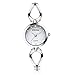 Mother's Day Gift ETEVON Womenâ€s Quartz Silver Wrist Watch with Small Crystal Dial and Hollow Bracelet Water Resistant, Casual Simple Dress Watches for Women
