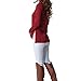 levaca Women's Long Sleeve Button Lapel Neck Sides Slit Casual Slim Blouse Tops