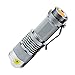 WAYLLSHINE(TM) SILVER 7W 300LM Mini LED Flashlight Torch Adjustable Focus Zoom Light Lamp for Riding, Camping, Hiking, Hunting & Indoor Activities.