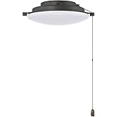 Craftmade - 1 Light Universal Ceiling Fan Light Kit in Espresso Finish with Integrated Dimmable 20-Watt LED Color Temperature