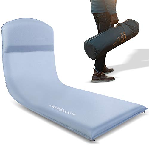 Self Inflating Sleeping Pad for Camping, 9.8 R value, 3 inches Thick