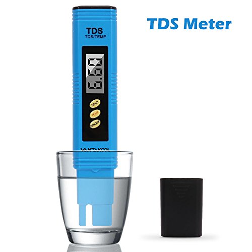 TDS Meter, Pocket Size ±2% High Accuracy TDS Tester for Water Quality, Aquarium, Pool & Hydroponics, Professional 2-in-1 Handel Digital TDS Meter with 0-9990 ppm(New version)