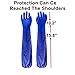 Insulated & Waterproof PVC Coated Glove with Cotton liner, Heavy Duty Latex Gloves, Resist Acid, Alkali and Oil,Fishery, Machinery, Chemical industry-26”